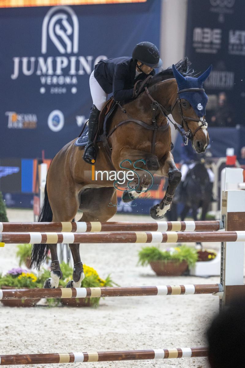 Pezzoli Clara (ITA) riding Fantasia de Beaufour_Verona_20241109_SS359249.jpg